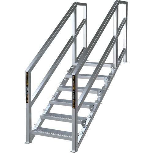 SmartStairs 6-10 Steps Modular Construction Stair System, 75" H Distribution Élite MP