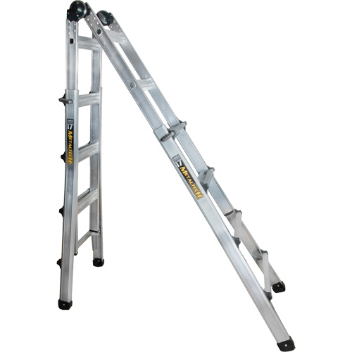 &eacute;chelle t&eacute;lescopique multifonction, Aluminium, 300 lb, CSA calibre 1A Distribution Élite MP