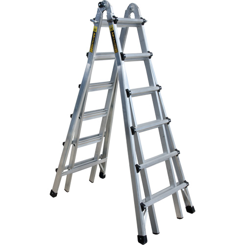 Telescoping Multi-Position Ladder, Aluminum, 300 lbs. Distribution Élite MP