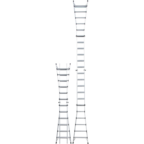 Telescoping Multi-Position Ladder, Aluminum, 300 lbs. Distribution Élite MP