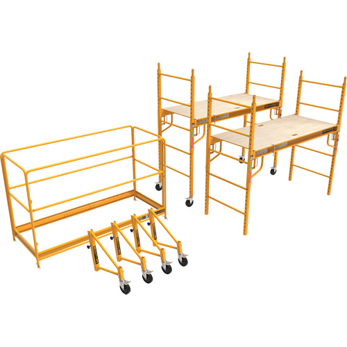 Trousse compl&egrave;te de tour d'&eacute;chafaudage pour cloison s&egrave;che de 12', 58-1/2" p x 183" h Distribution Élite MP