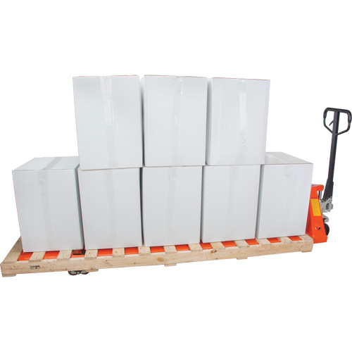8' Long Fork Hydraulic Pallet Trucks, 96" L x 27" W, 4400 lbs. Capacity Distribution Élite MP