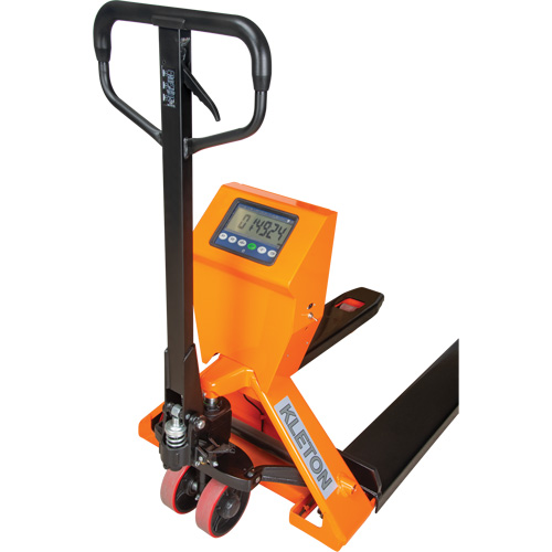 Digital Scale Pallet Truck, 44.5" L x 27.75" W, 4400 lbs. Cap. Distribution Élite MP