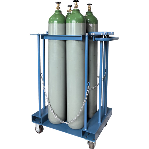 Support de rangement pour 4 cylindres pour chariot &eacute;l&eacute;vateur Distribution Élite MP