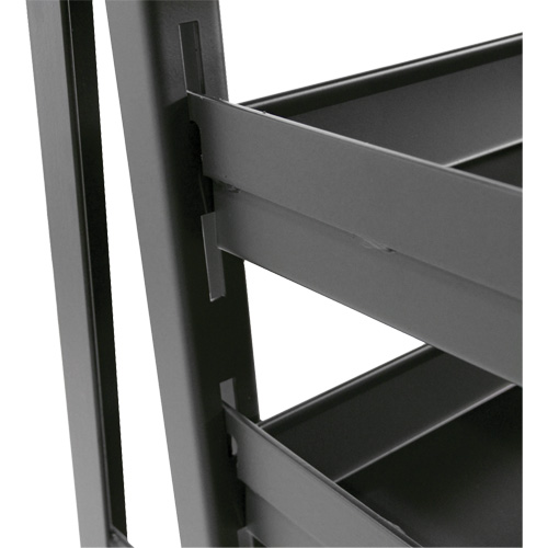 Chariot &agrave; cadre en A robuste &agrave; un c&ocirc;t&eacute; avec 6 plateaux, 38" x 25" x 63", Capacit&eacute; 2500 lb Distribution Élite MP
