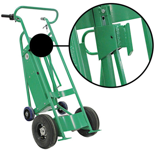 Powered Drum Hand Truck with Pneumatic Wheels Distribution Élite MP