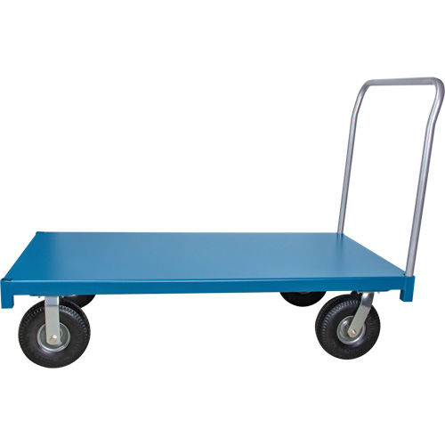 Outdoor Platform Truck, 60" L x 30" W, 1200 lbs. Capacity, Flat Free Casters Distribution Élite MP