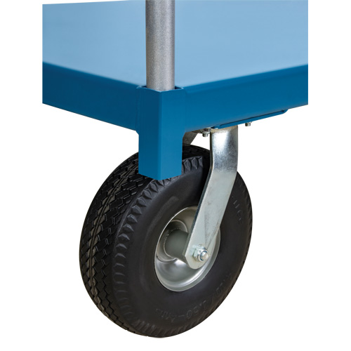 Outdoor Platform Truck, 60" L x 30" W, 1200 lbs. Capacity, Flat Free Casters Distribution Élite MP