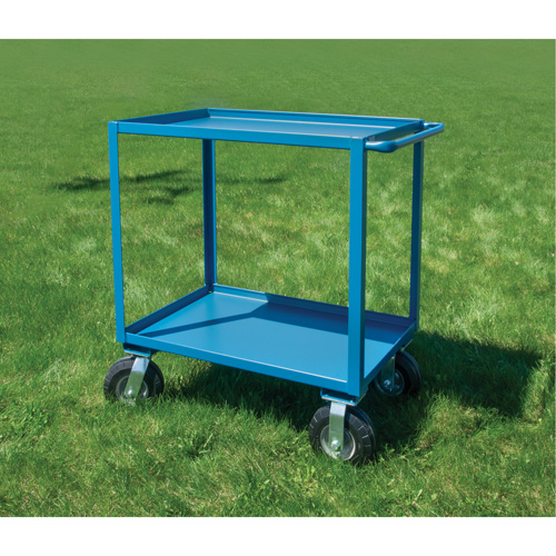 Outdoor Shelf Cart, 2 Tiers, 24" W x 39" H x 51" D, 1200 lbs. Capacity Distribution Élite MP
