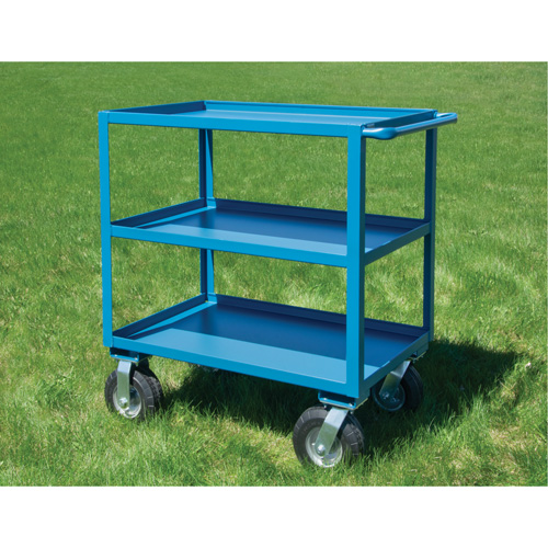 Outdoor Shelf Cart, 3 Tiers, 24" W x 39" H x 51" D, 1200 lbs. Capacity Distribution Élite MP