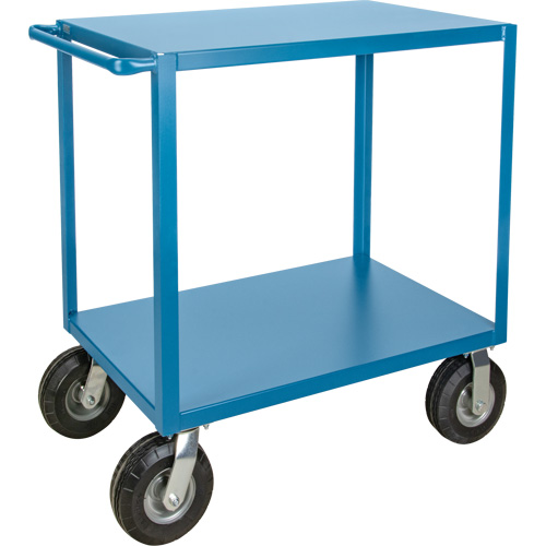  Chariot &agrave; tablettes pour l'ext&eacute;rieur, 2 Tiers, 18" la x 39" h x 33" p, Capacit&eacute; 1200 lb Distribution Élite MP