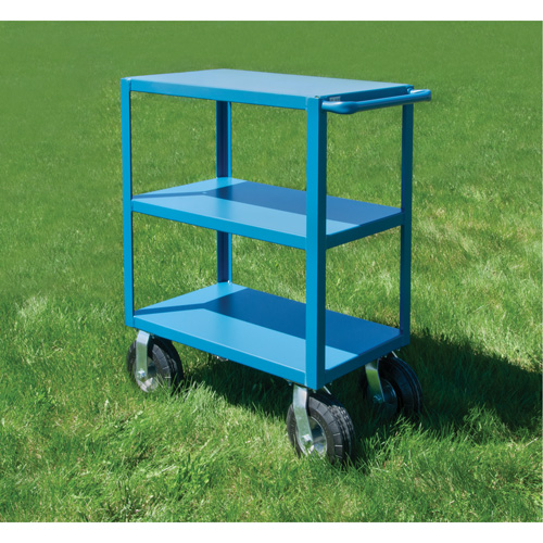  Chariot &agrave; tablettes pour l'ext&eacute;rieur, 3 Tiers, 24" la x 39" h x 39" p, Capacit&eacute; 1200 lb Distribution Élite MP