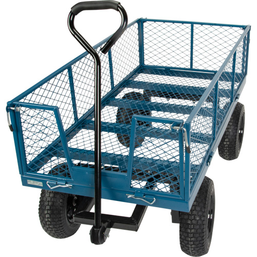 Wagon with Drop Sides, 24" W x 48" L, 800 lbs. Capacity Distribution Élite MP