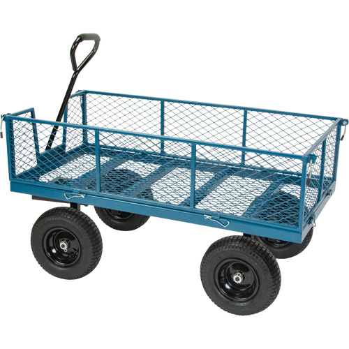 Wagon with Drop Sides, 24" W x 48" L, 800 lbs. Capacity Distribution Élite MP