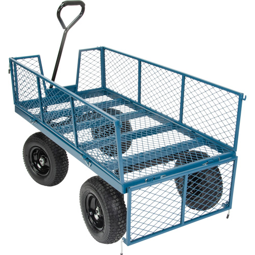 Wagon with Drop Sides, 24" W x 48" L, 800 lbs. Capacity Distribution Élite MP
