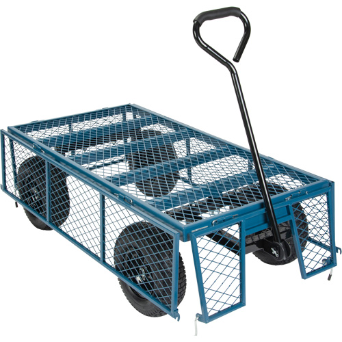 Wagon with Drop Sides, 24" W x 48" L, 800 lbs. Capacity Distribution Élite MP