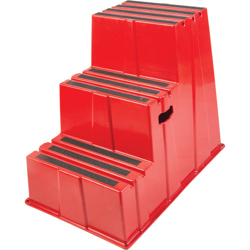 Escabeau industriel, 3 marches, 34-13/16" x 22-7/16" x Hauteur 28-1/2" Distribution Élite MP