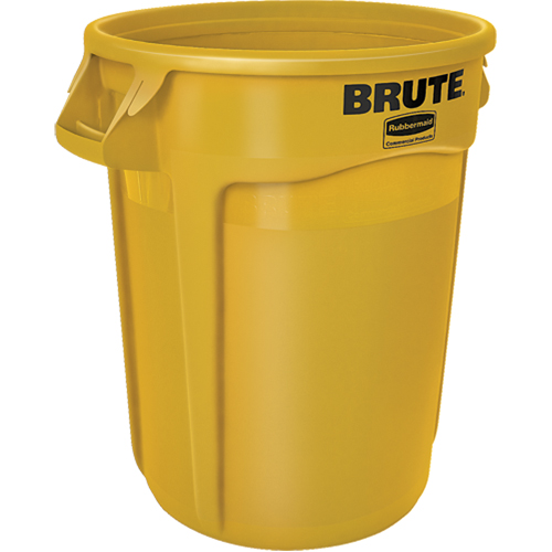 Round Brute&reg; Containers, Polyethylene, 32 US gal. Distribution Élite MP
