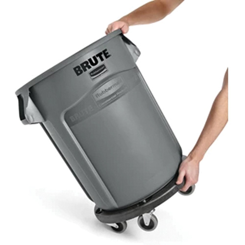 Chariot &agrave; visser Brute, Poly&eacute;thyl&egrave;ne, Noir, Convient aux contenants 20 - 55 US gal. Distribution Élite MP