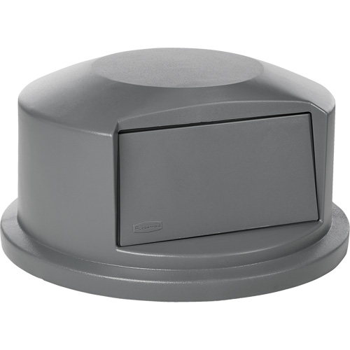 Couvercles ronds Brute, Couvercle bomb&eacute;, Plastique/Poly&eacute;thyl&egrave;ne, Convient aux contenants 24" dia. Distribution Élite MP
