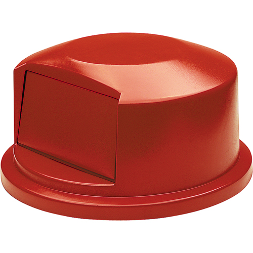 Couvercles ronds Brute, Couvercle bomb&eacute;, Plastique/Poly&eacute;thyl&egrave;ne, Convient aux contenants 24" dia. Distribution Élite MP