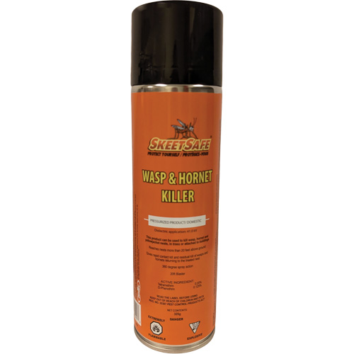 SkeetSafe&reg; Wasp & Hornet Spray, 350 g, Aerosol Can, Solvent Base Distribution Élite MP