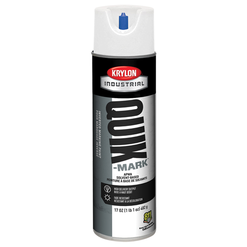 Peinture de marquage industrielle invers&eacute;e &agrave; base de solvant Quik-Mark, 17 oz, Canette a&eacute;rosol Distribution Élite MP