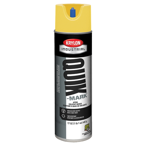 Peinture de marquage industrielle invers&eacute;e &agrave; base de solvant Quik-Mark, 17 oz, Canette a&eacute;rosol Distribution Élite MP
