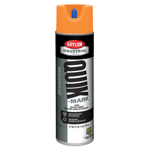 Peinture de marquage industrielle invers&eacute;e &agrave; base de solvant Quik-Mark, 17 oz, Canette a&eacute;rosol Distribution Élite MP