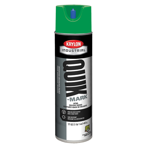 Peinture de marquage industrielle invers&eacute;e &agrave; base de solvant Quik-Mark, 17 oz, Canette a&eacute;rosol Distribution Élite MP