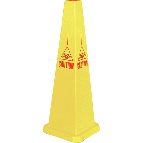 C&ocirc;nes de d&eacute;viation Lamba  Caution , Anglais avec pictogramme Distribution Élite MP