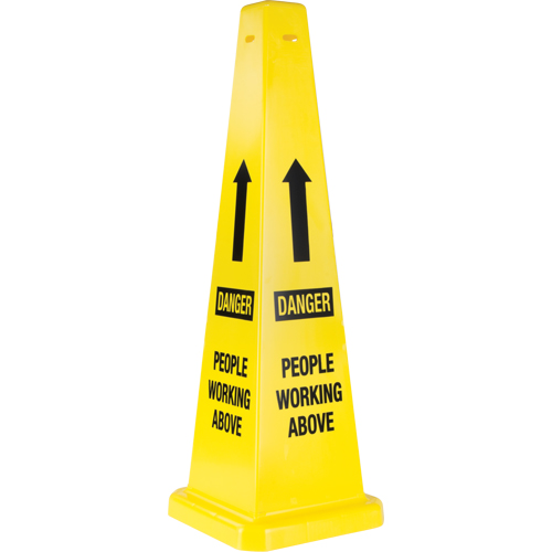 C&ocirc;nes de d&eacute;viation  People Working Above , Anglais avec pictogramme Distribution Élite MP