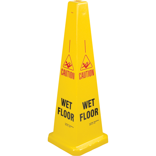 C&ocirc;nes de d&eacute;viation  Wet Floor , Anglais avec pictogramme Distribution Élite MP