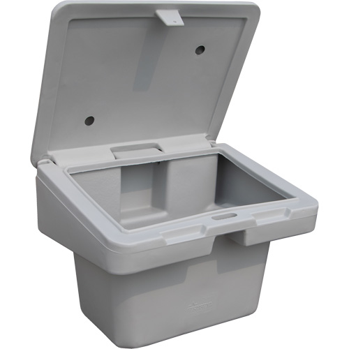 Salt Sand Container SOS, With Hasp, 30" x 24" x 24", 5.5 cu. Ft., Grey Distribution Élite MP