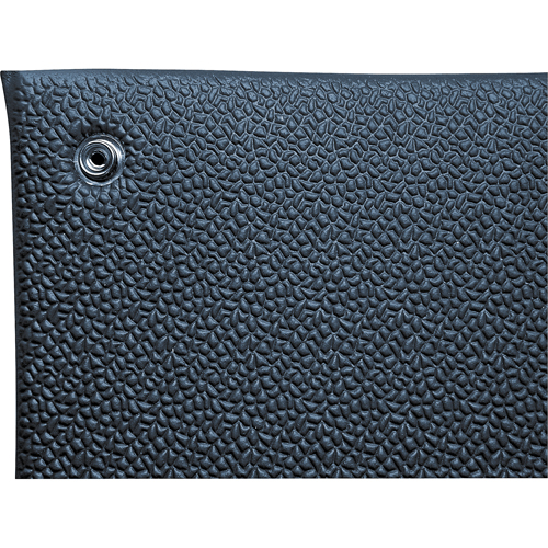 Tapis Comfort-King antistatique, 2' la x 3' lo x 3/8" &eacute;p, Rugueux, Bleu Distribution Élite MP