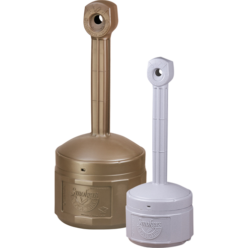 Cendriers Smoker's Cease-Fire, Sur pied, Plastique, Capacit&eacute; 4 gal. US, Hauteur 38-1/2" Distribution Élite MP
