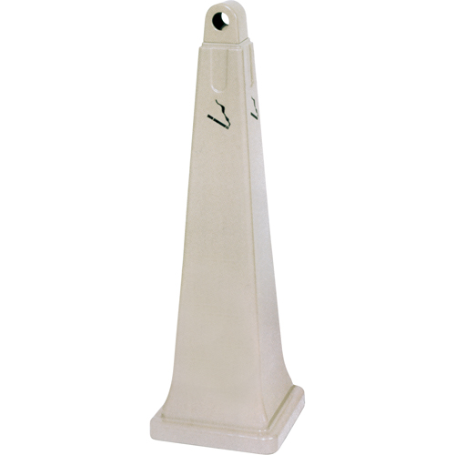 R&eacute;cup&eacute;rateurs de m&eacute;gots de cigarettes Groundskeeper, Sur pied, Plastique, Capacit&eacute; 1 gal. US, Hauteur 39-3/4" Distribution Élite MP