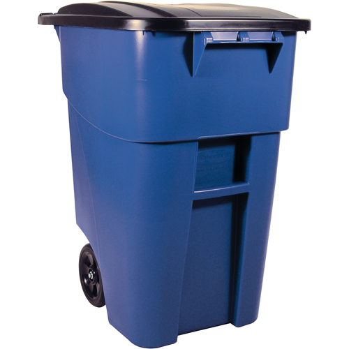 Contenants roulants Brute, Bord de rue, Plastique, 50 gal. US Distribution Élite MP