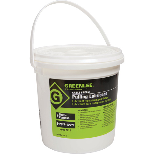 Lubrifiant en cr&egrave;me pour tirage de c&acirc;ble, Seau Distribution Élite MP