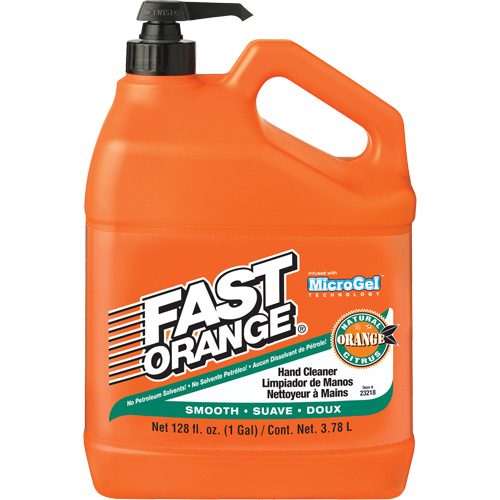 Hand Cleaner, Lotion, 3.78 L, Pump Bottle, Orange Distribution Élite MP