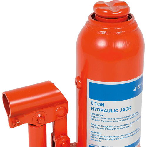 JHJ-8 Crics &agrave; bouteille pour usage tr&egrave;s intensif, 8 tonne(s), 15-3/8" Hauteur &eacute;lev&eacute;e Distribution Élite MP