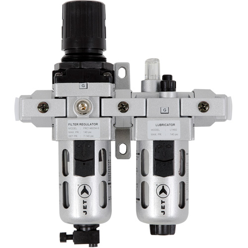 Filtre &agrave; air interm&eacute;diaire en deux parties, r&eacute;gulateur et lubrificateur AFRLCI38, 3/8" NPT Distribution Élite MP