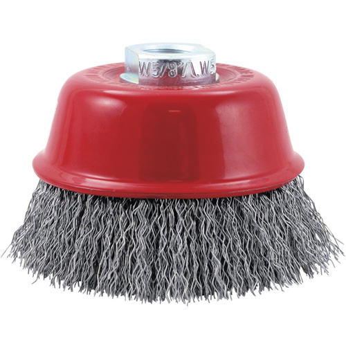 Brosse-boisseau &agrave; fils cr&ecirc;p&eacute;s, 3-1/4", Fils 0,014" Distribution Élite MP