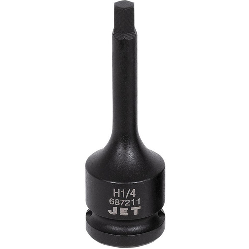 Impact Bit Socket, Hex, 1/4" x 3" L, 1/2" Drive Distribution Élite MP
