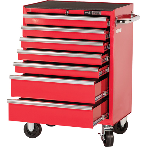 PRC2707 Pro Series Roller Cabinet, 7 Drawers, 27" W x 16" D x Red Distribution Élite MP