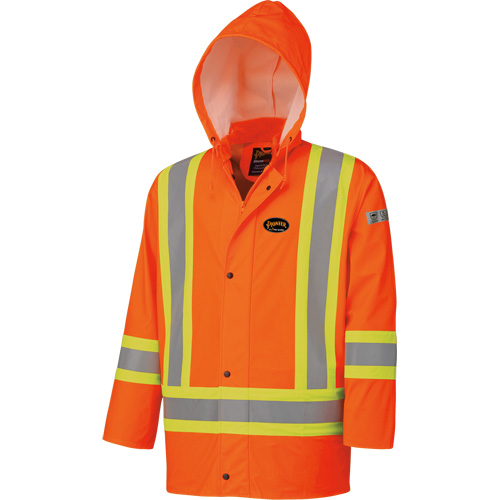 5892 High Visibility Flame Resistant Waterproof Jacket, 2X-Large, High Visibility Orange Distribution Élite MP