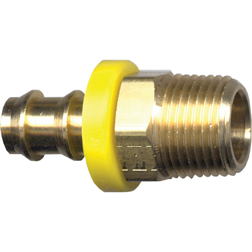 Raccord m&acirc;le de tuyau Grip-Tite, 1/4" x 1/4" dia., Laiton Distribution Élite MP