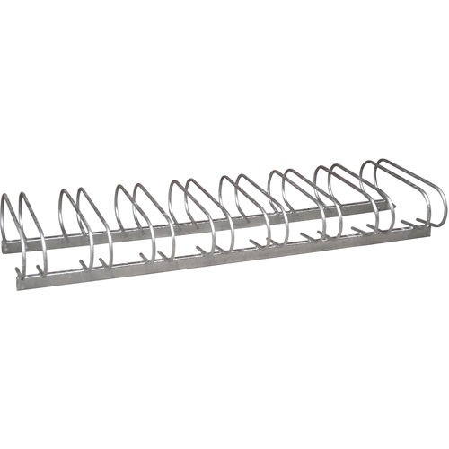 Style Bicycle Rack, Galvanized Steel, 8 Bike Capacity Distribution Élite MP