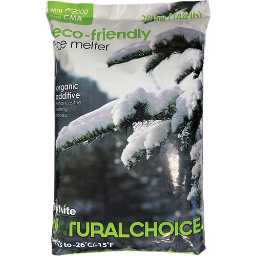 Produits de d&eacute;glaçage Natural Choice, Sac, 44 lb(20 kg), Point de fonte -26°C (-14,8°F) Distribution Élite MP