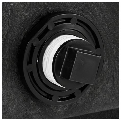 Stock Tank, 69" D x 63.25" W x 25" H, 2500 lbs. Capacity, Black Distribution Élite MP